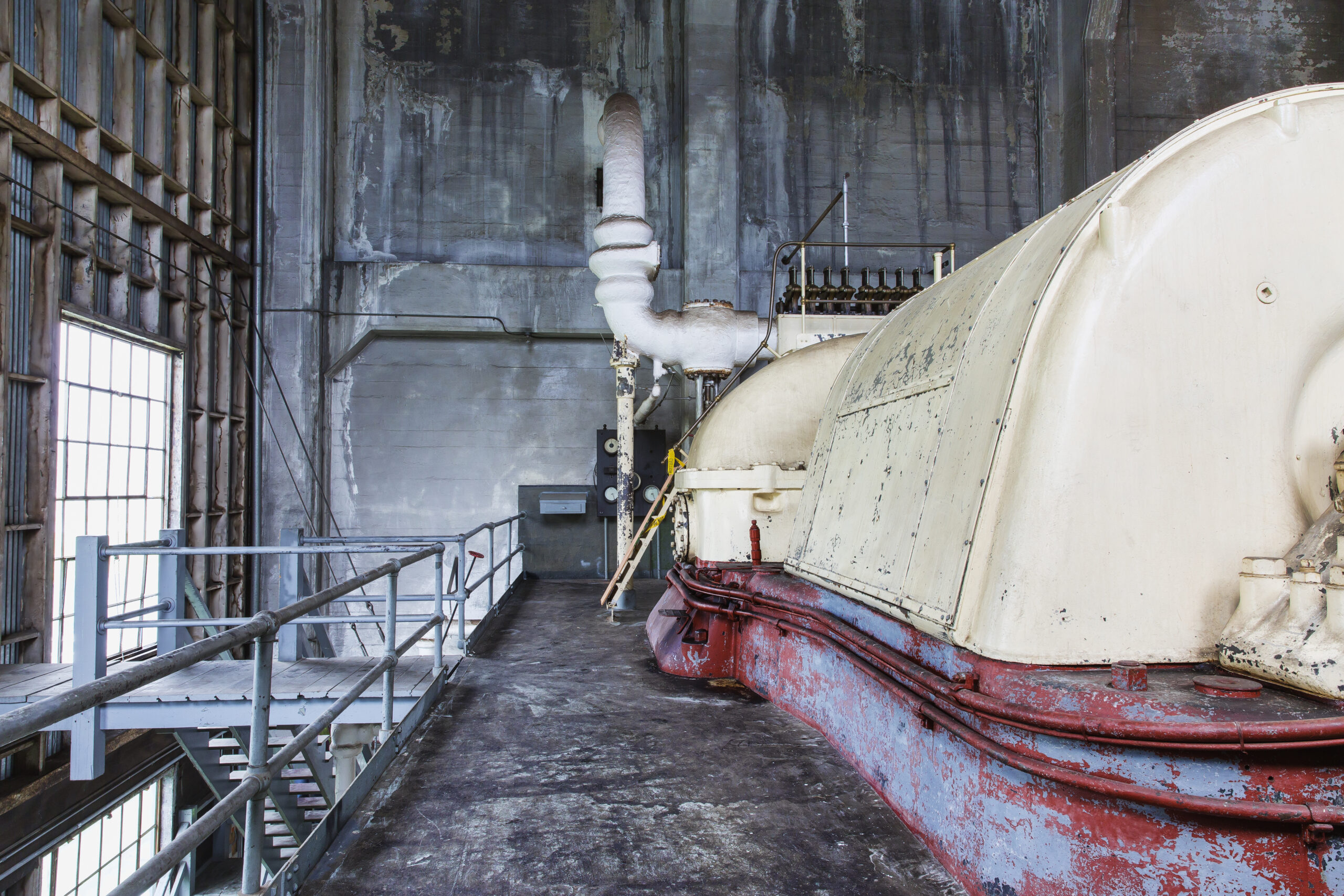 Seattle,usa,industrial Steam Plant Machinery In Factory